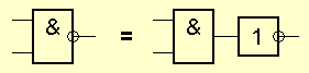 Эквивалентная схема элемента И-НЕ