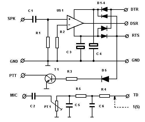 Схема радиомодема
